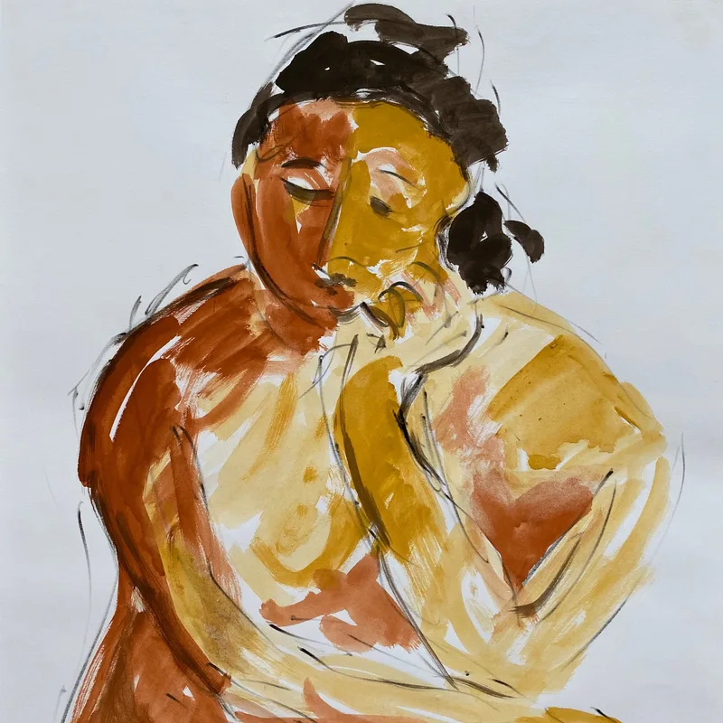 Figure Drawing by Hans van den Eijnde
