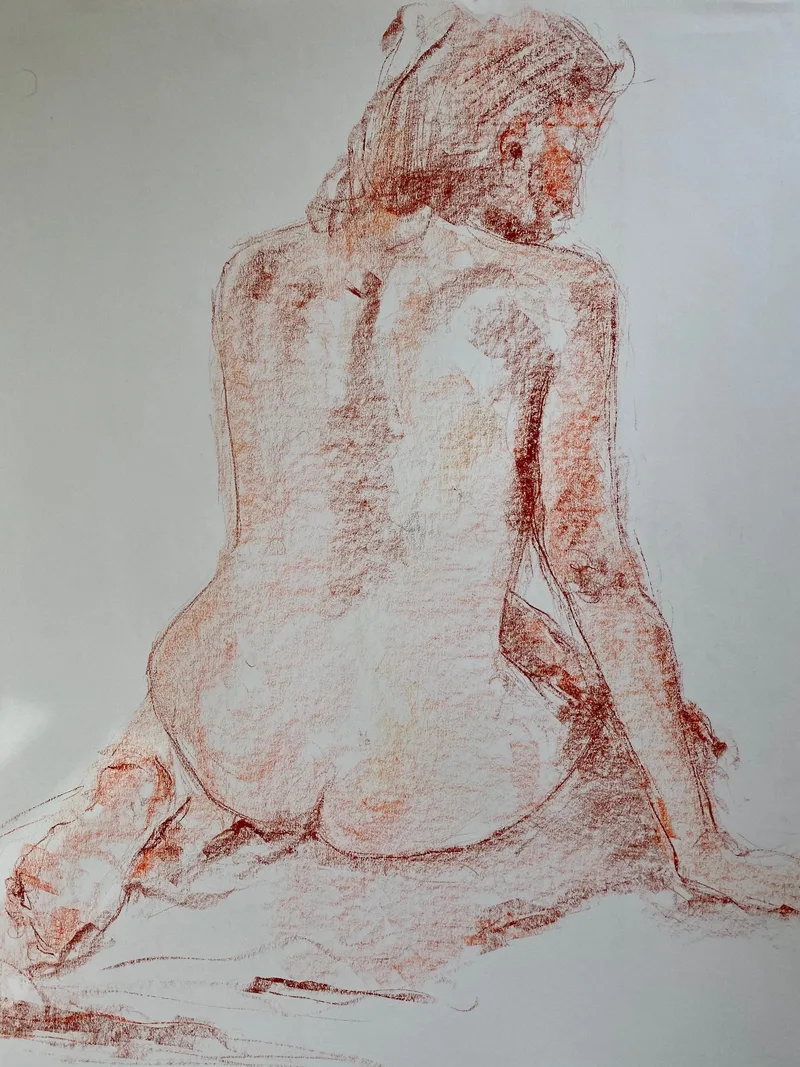 Figure Drawing by Hans van den Eijnde