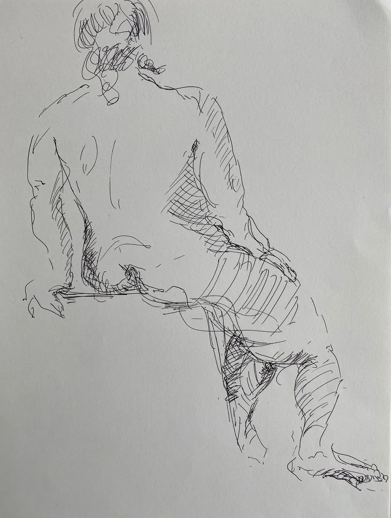 Figure Drawing by Hans van den Eijnde