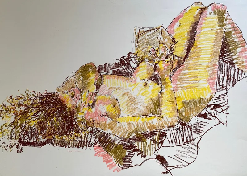 Figure Drawing by Hans van den Eijnde