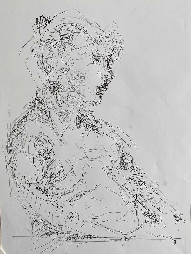 Figure Drawing by Hans van den Eijnde