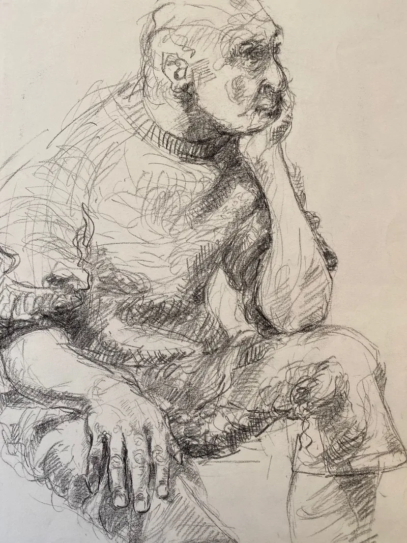 Figure Drawing by Hans van den Eijnde