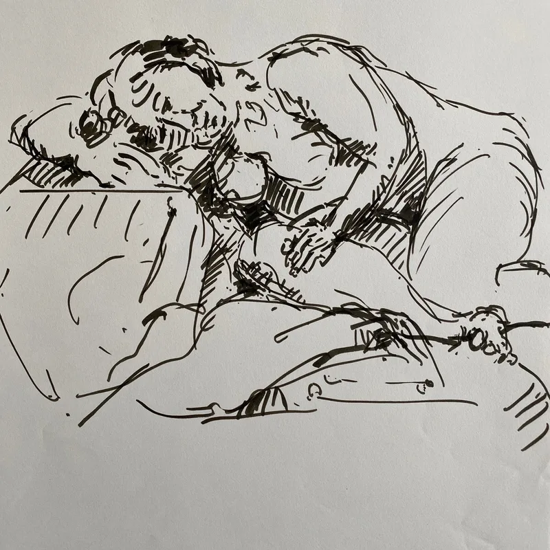 Figure Drawing by Hans van den Eijnde