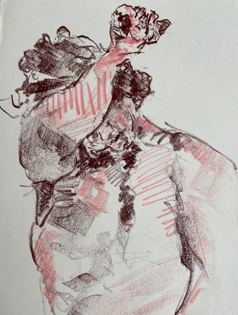 Figure Drawing by Hans van den Eijnde