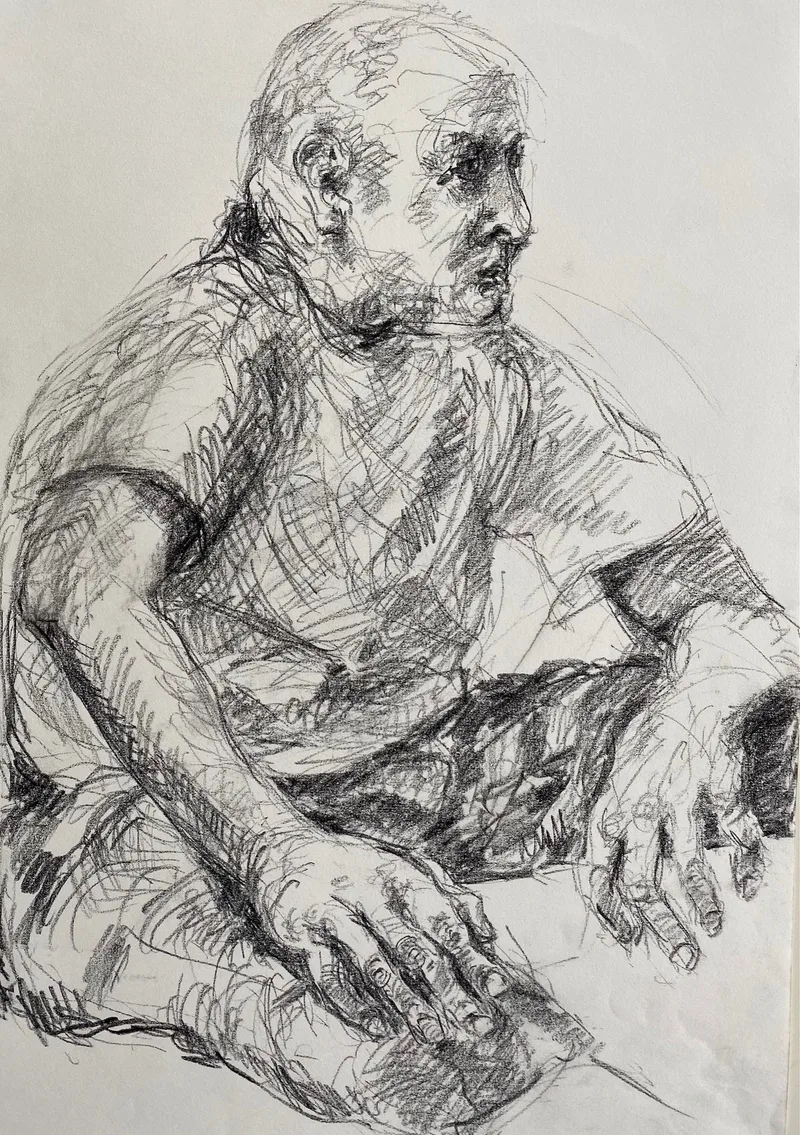 Figure Drawing by Hans van den Eijnde