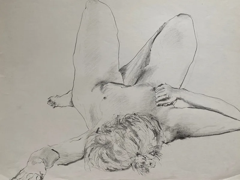 Figure Drawing by Hans van den Eijnde