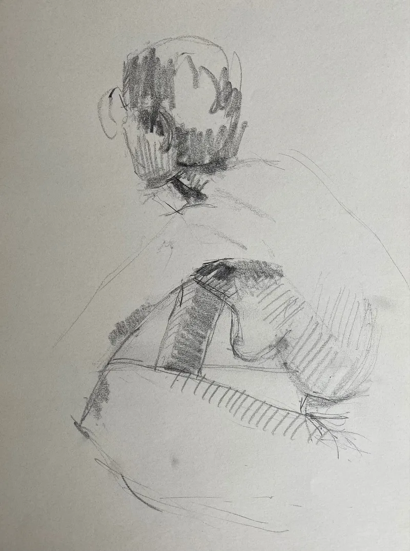 Figure Drawing by Hans van den Eijnde