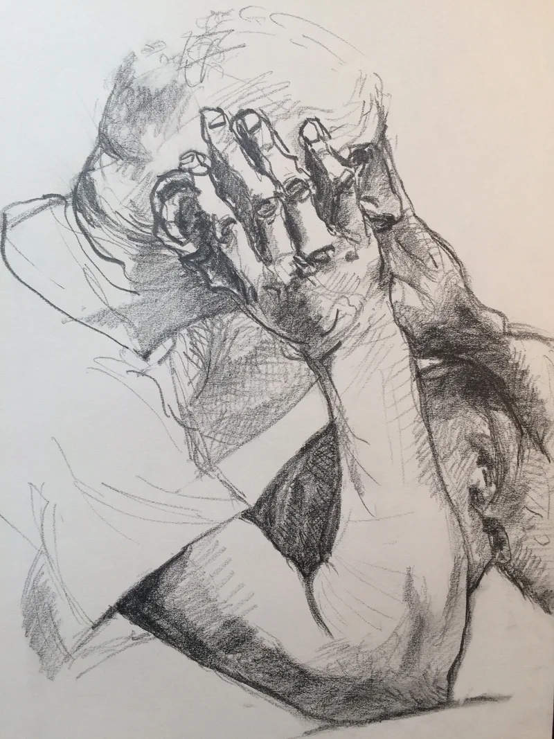 Figure Drawing by Hans van den Eijnde