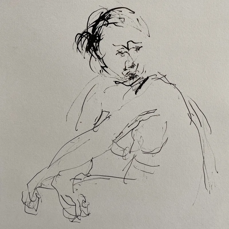 Figure Drawing by Hans van den Eijnde
