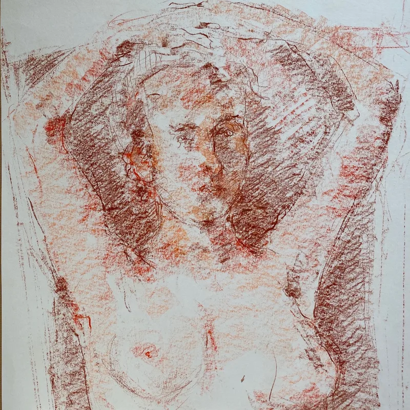 Figure Drawing by Hans van den Eijnde