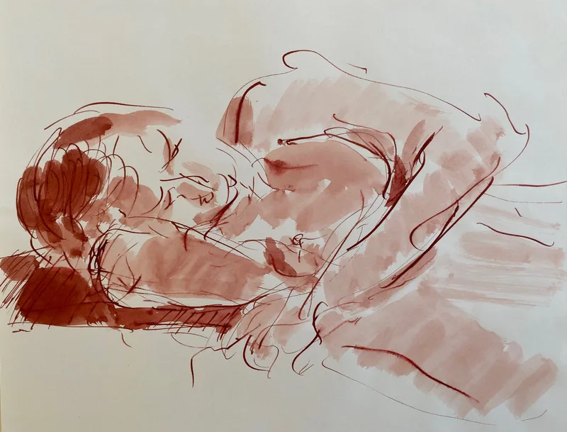 Figure Drawing by Hans van den Eijnde