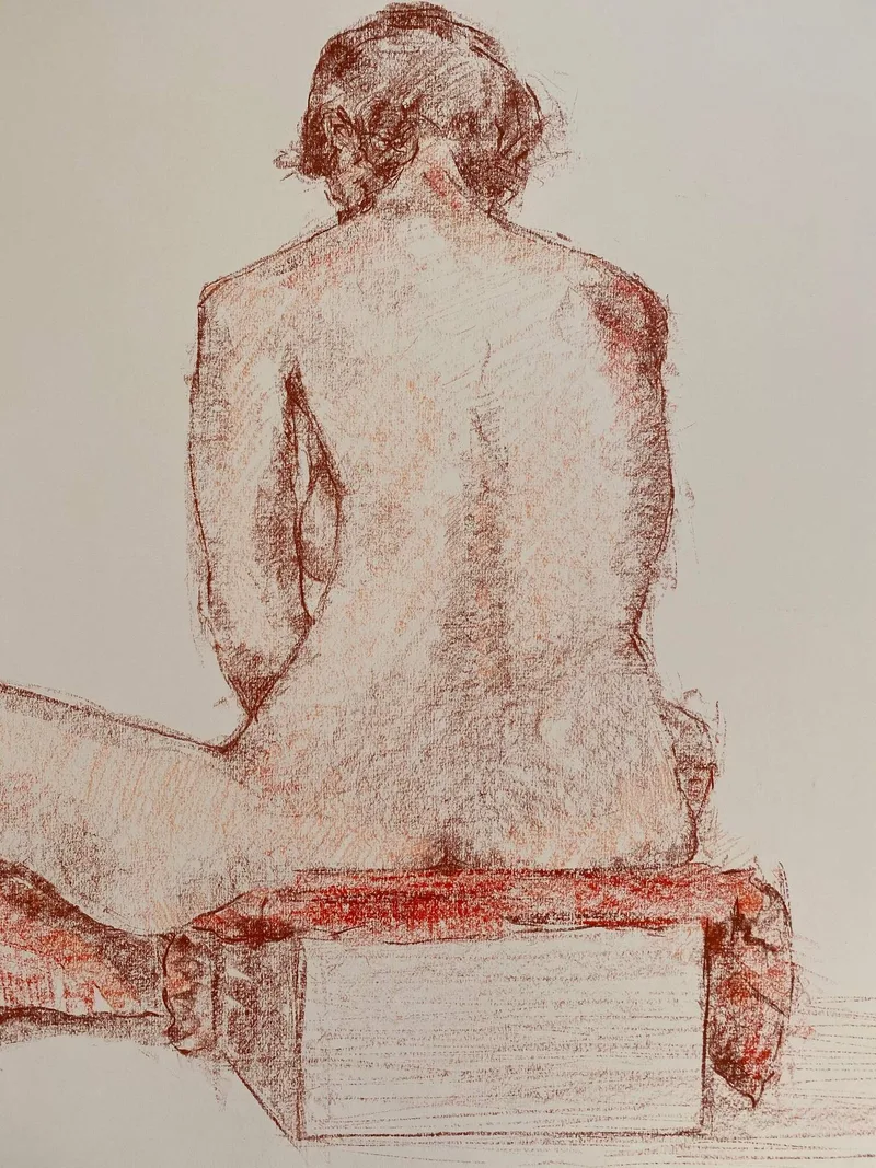 Figure Drawing by Hans van den Eijnde
