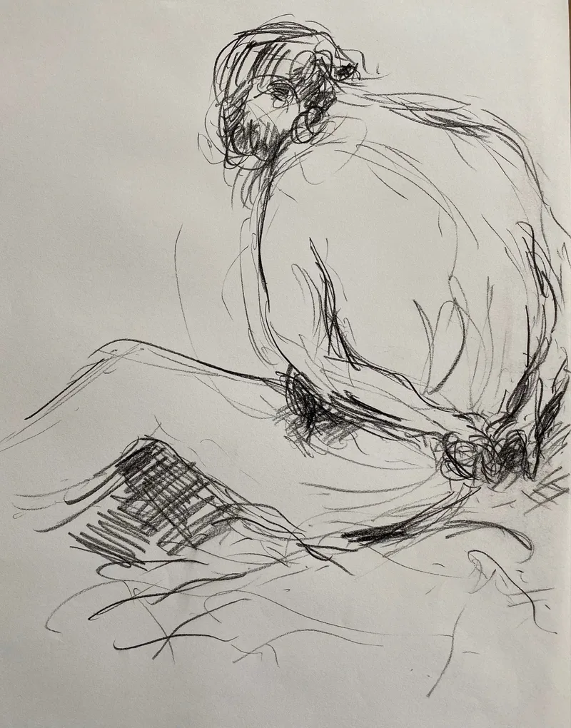 Figure Drawing by Hans van den Eijnde