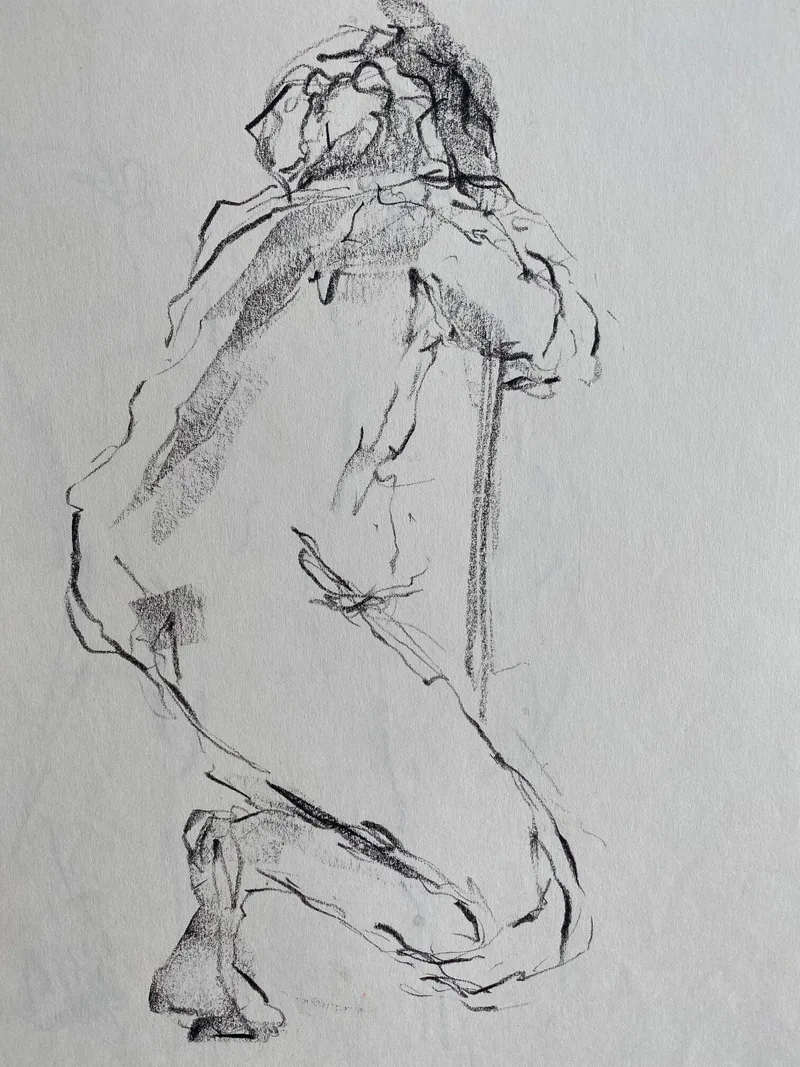 Figure Drawing by Hans van den Eijnde