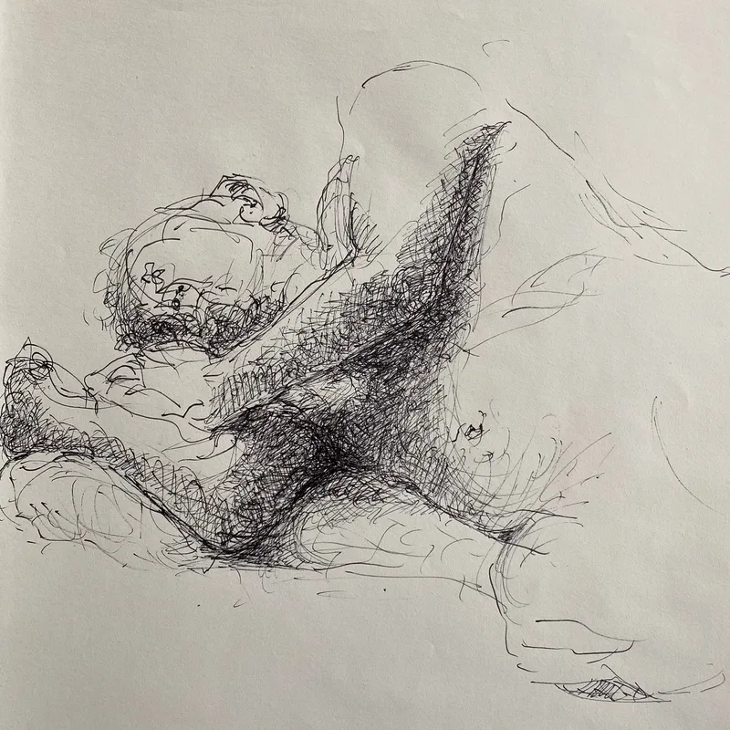 Figure Drawing by Hans van den Eijnde