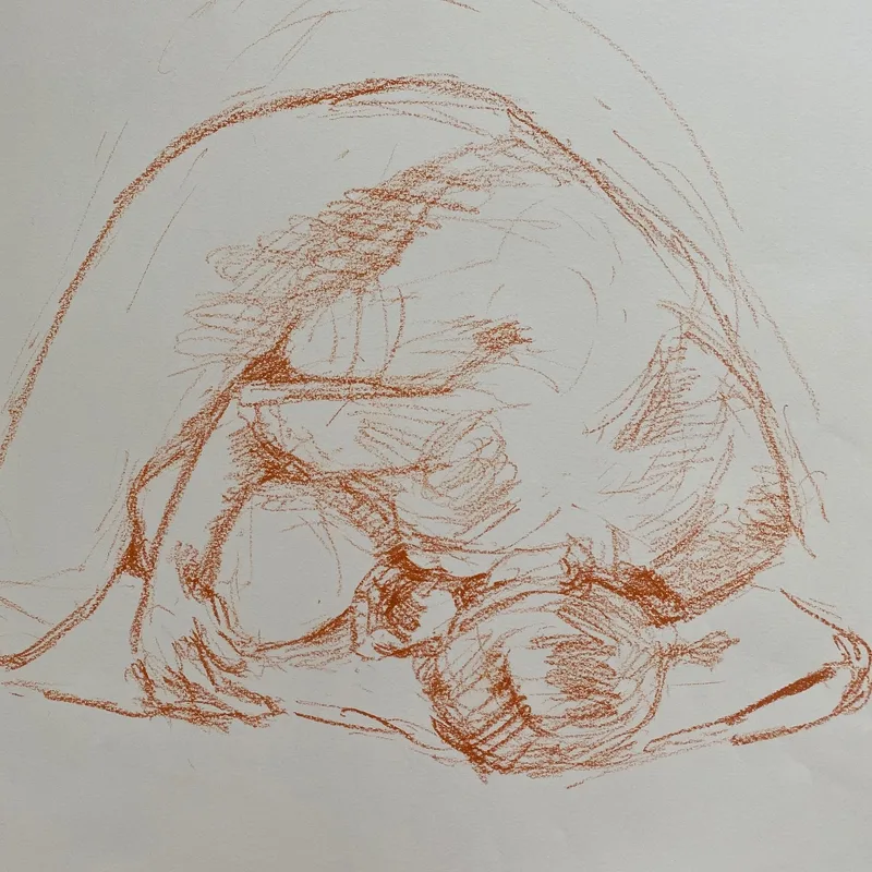 Figure Drawing by Hans van den Eijnde