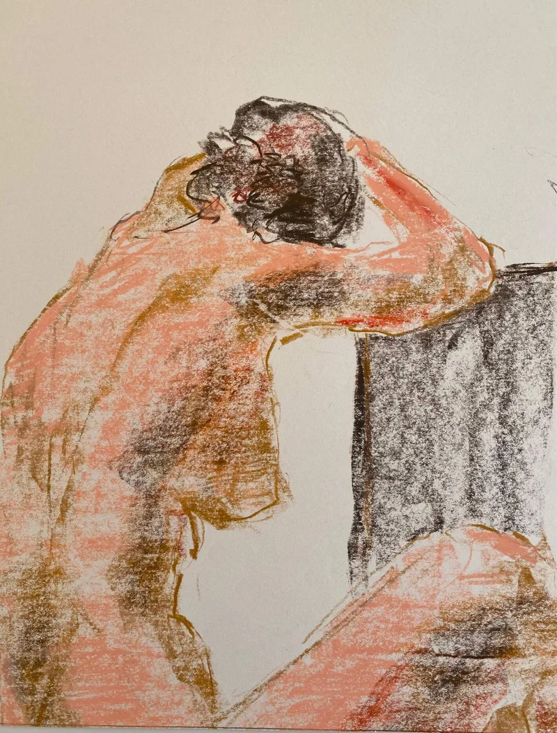 Figure Drawing by Hans van den Eijnde