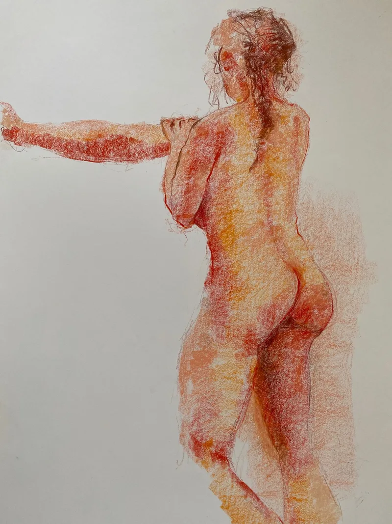 Figure Drawing by Hans van den Eijnde