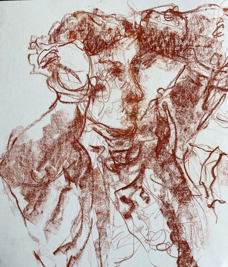 Figure Drawing by Hans van den Eijnde