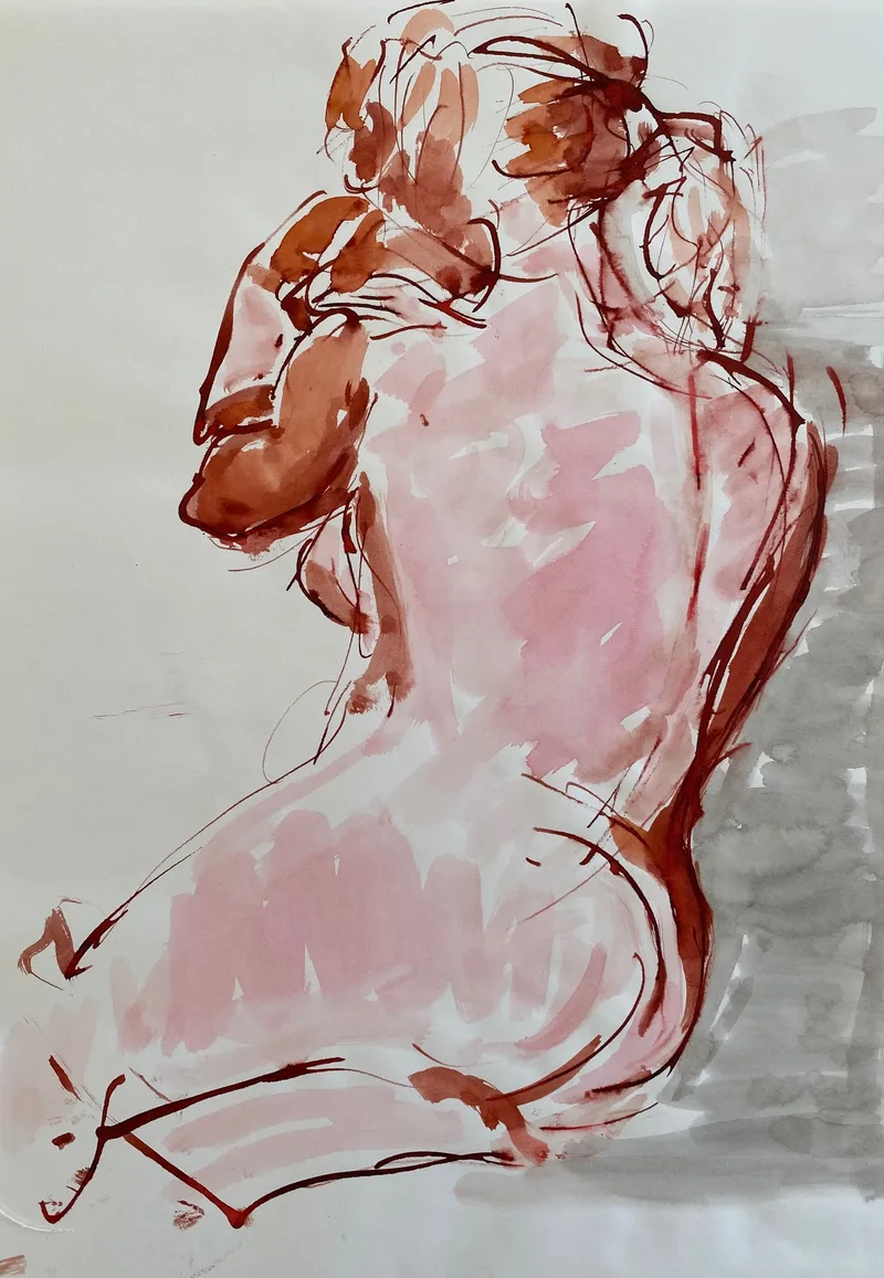 Figure Drawing by Hans van den Eijnde