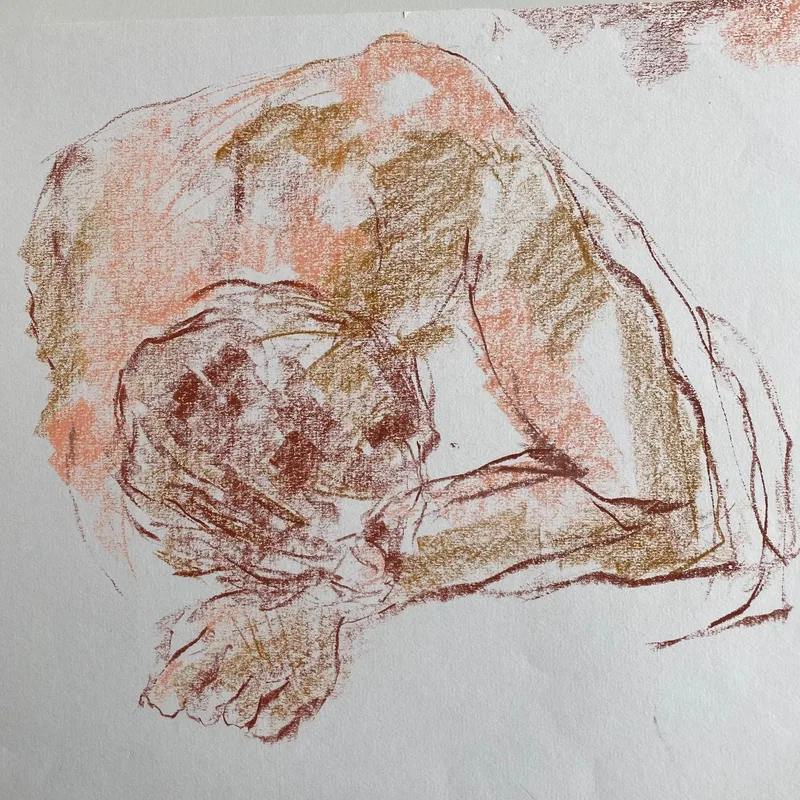 Figure Drawing by Hans van den Eijnde