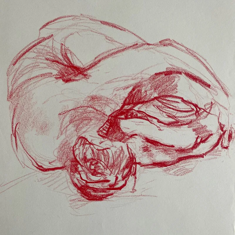 Figure Drawing by Hans van den Eijnde