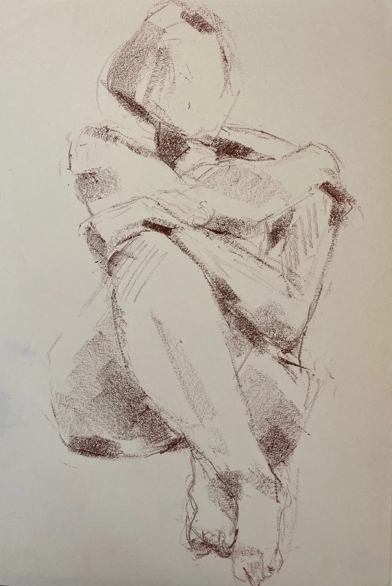 Figure Drawing by Hans van den Eijnde