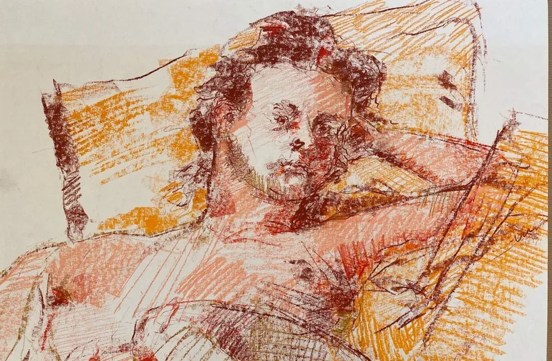 Figure Drawing by Hans van den Eijnde