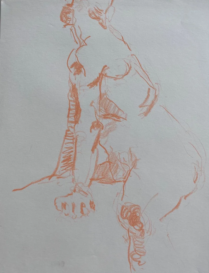 Figure Drawing by Hans van den Eijnde