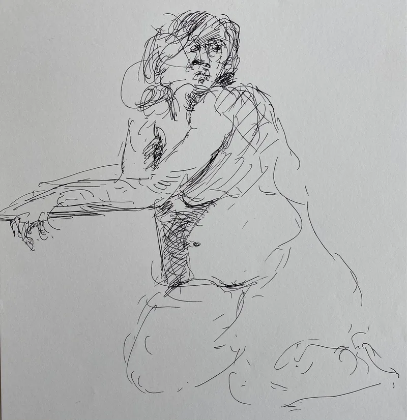 Figure Drawing by Hans van den Eijnde