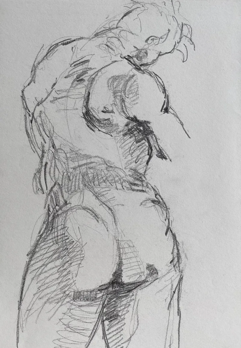 Figure Drawing by Hans van den Eijnde