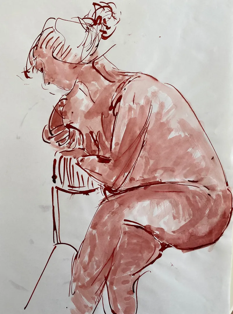 Figure Drawing by Hans van den Eijnde