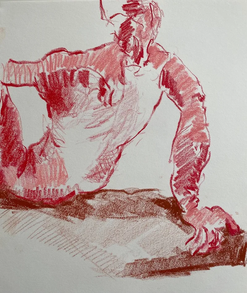 Figure Drawing by Hans van den Eijnde
