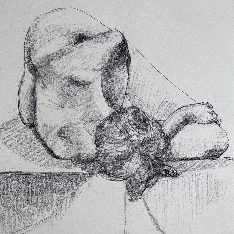 Figure Drawing by Hans van den Eijnde