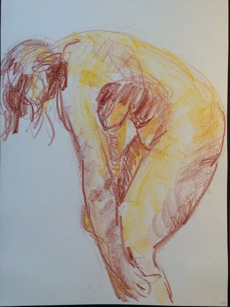 Figure Drawing by Hans van den Eijnde