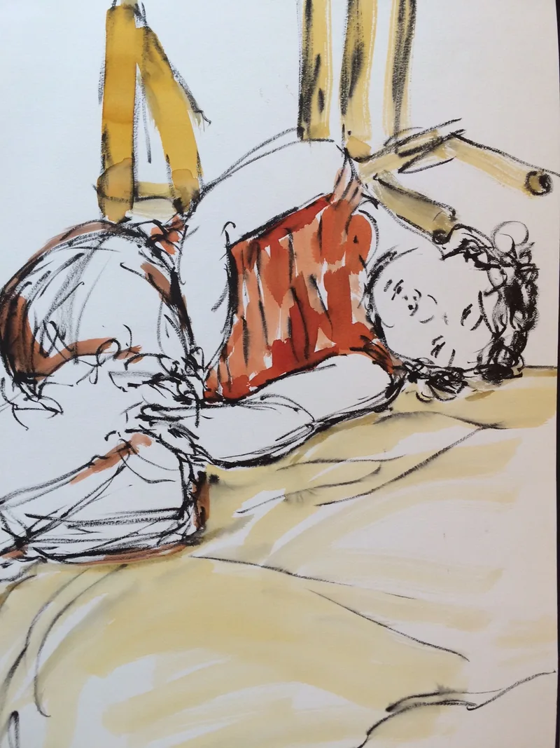 Figure Drawing by Hans van den Eijnde