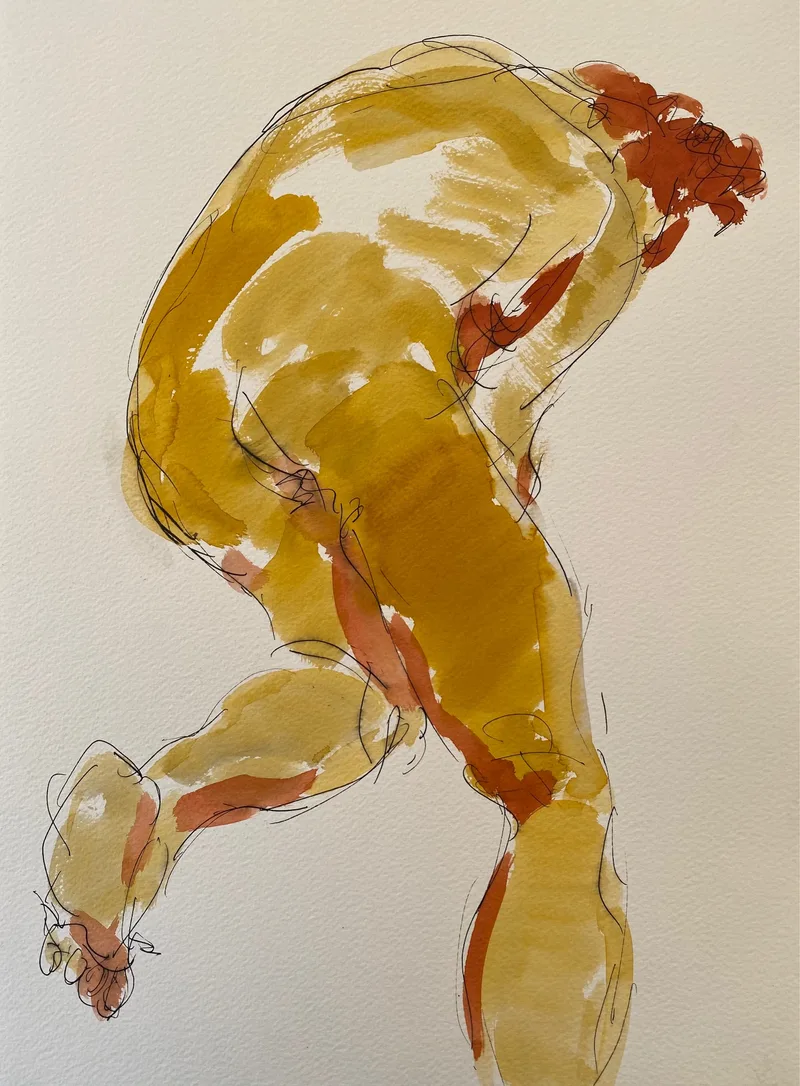 Figure Drawing by Hans van den Eijnde