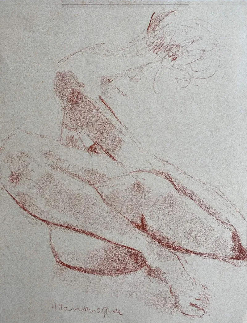 Figure Drawing by Hans van den Eijnde