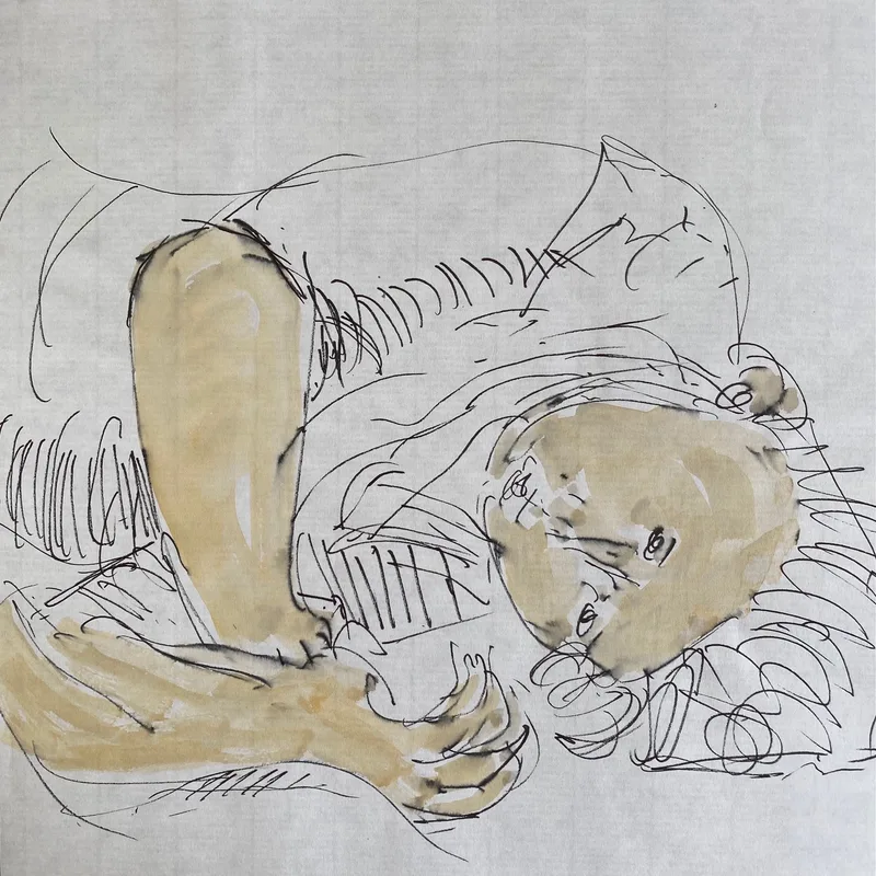 Figure Drawing by Hans van den Eijnde