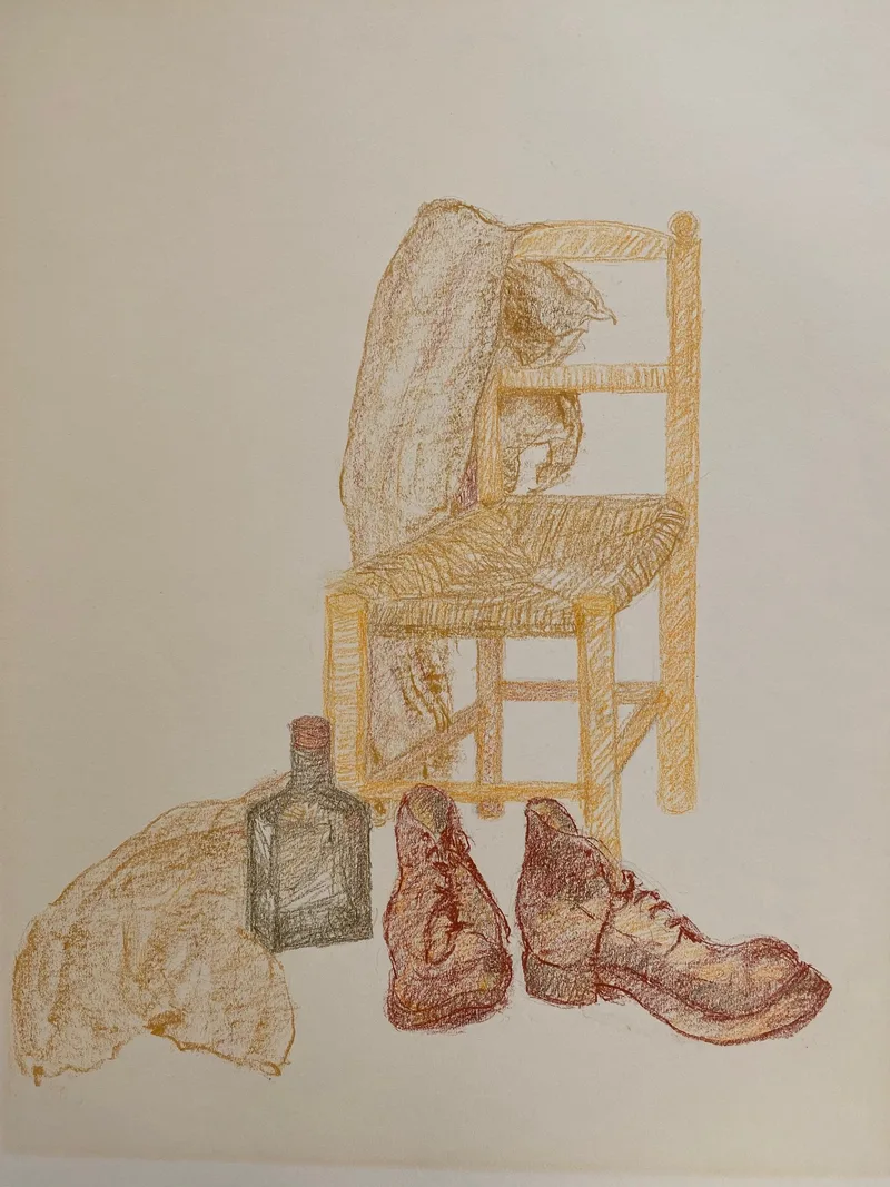 Still Life Drawing by Hans van den Eijnde