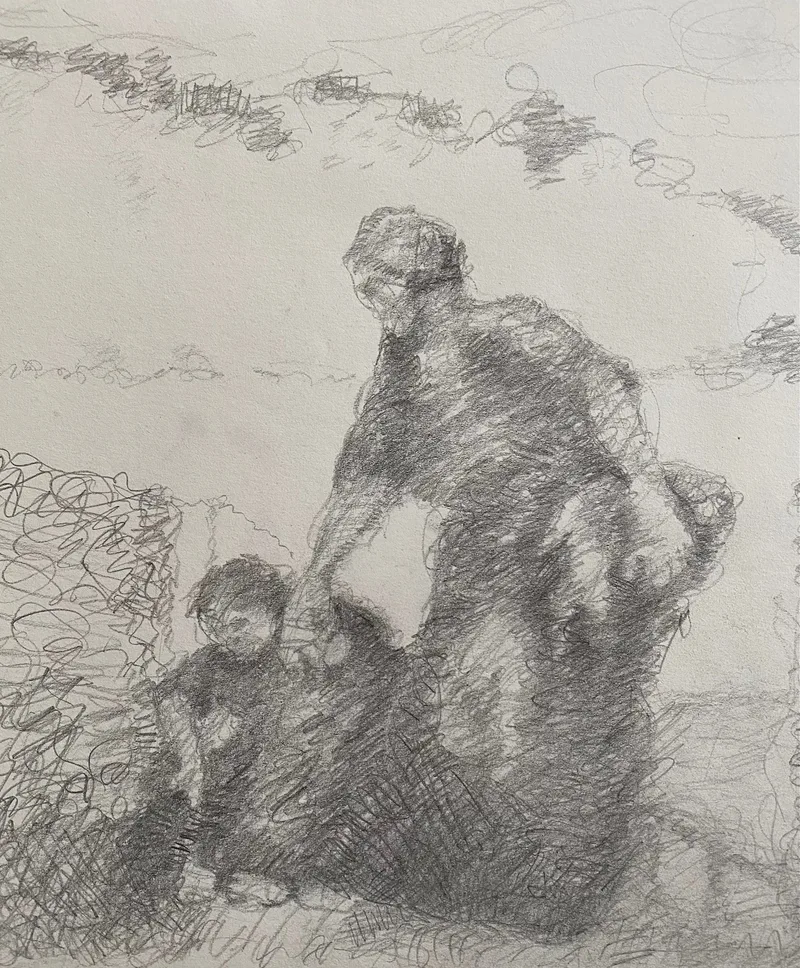 Still Life Drawing by Hans van den Eijnde