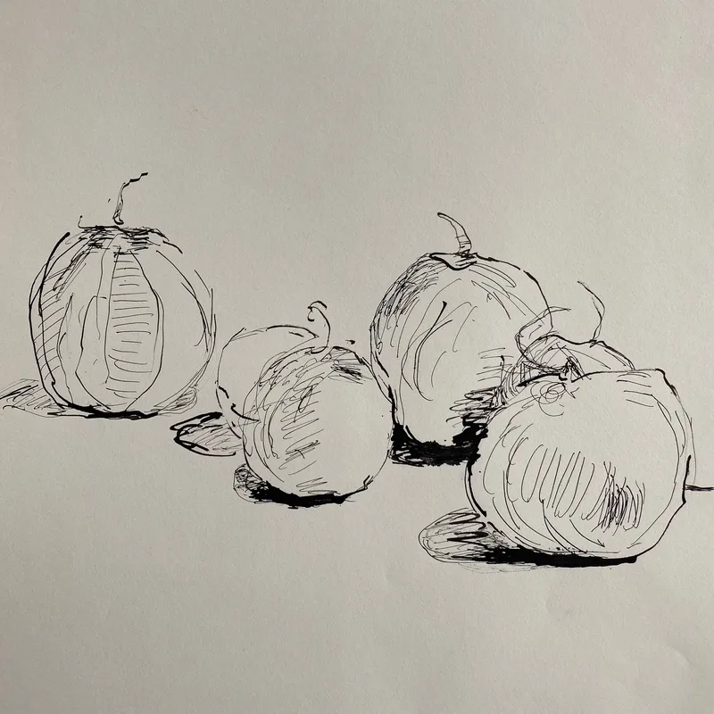 Still Life Drawing by Hans van den Eijnde