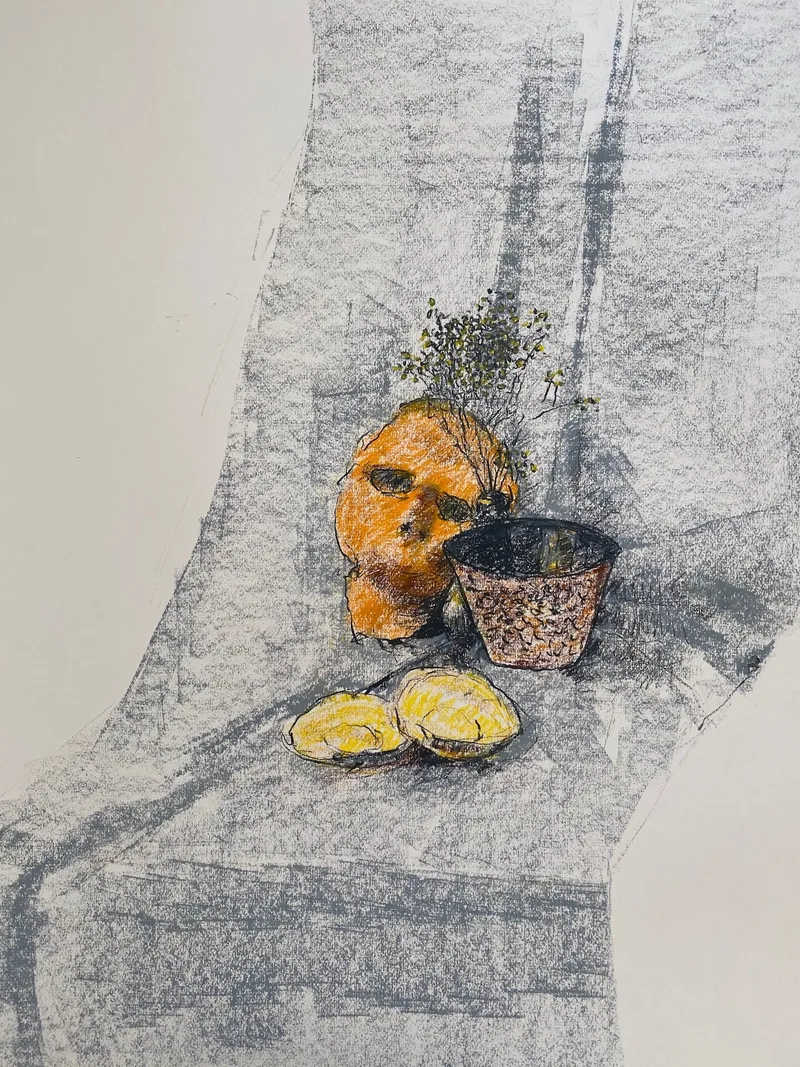 Still Life Drawing by Hans van den Eijnde