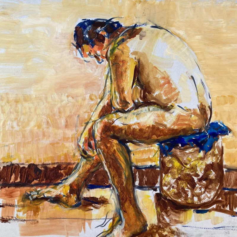 Oil on Board by Hans van den Eijnde