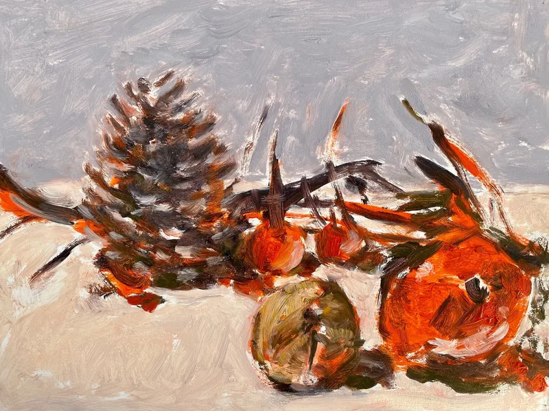 Oil on Board by Hans van den Eijnde