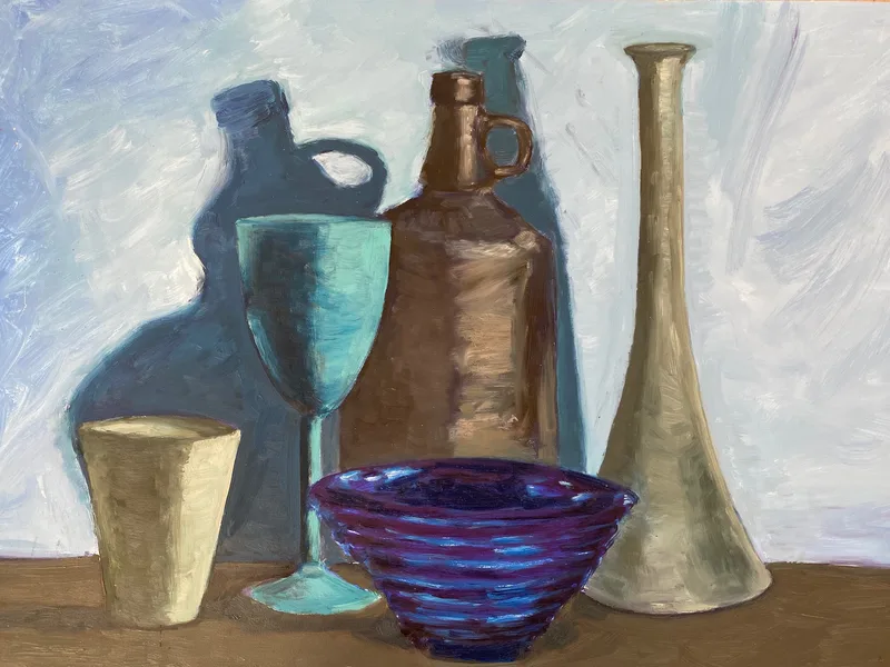 Oil on Board by Hans van den Eijnde