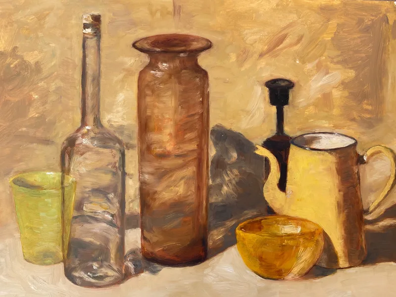 Oil on Board by Hans van den Eijnde