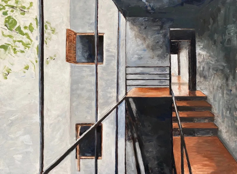 Oil on Board by Hans van den Eijnde