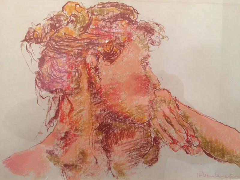 Portrait Drawing by Hans van den Eijnde