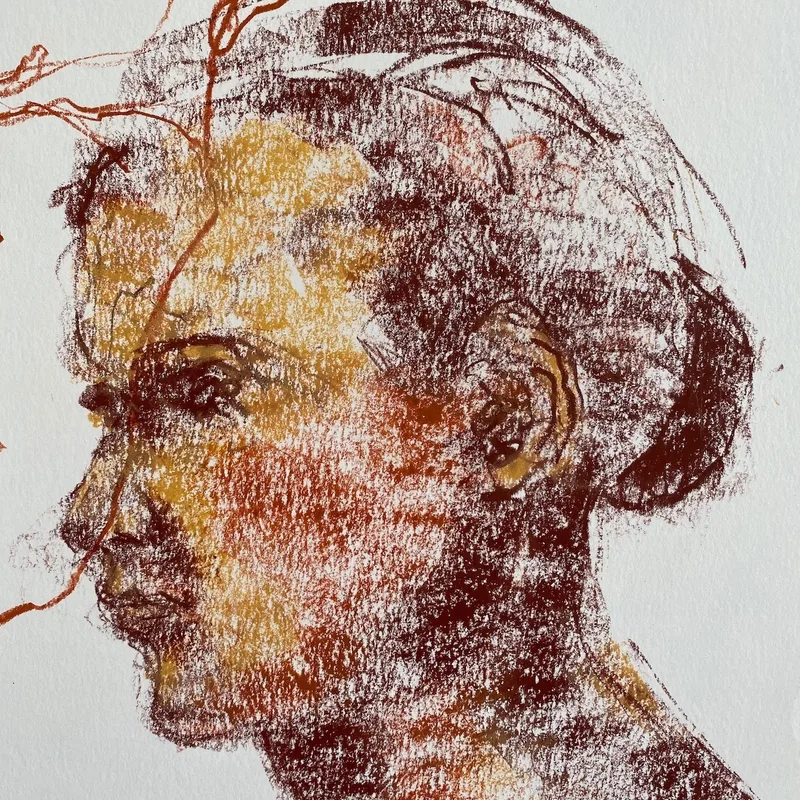 Portrait Drawing by Hans van den Eijnde